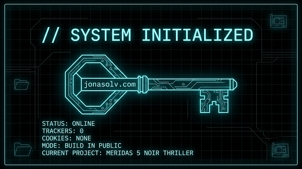 Vorschaubild für: // SYSTEM-INITIALISIERUNG: jonasolv.com ist live